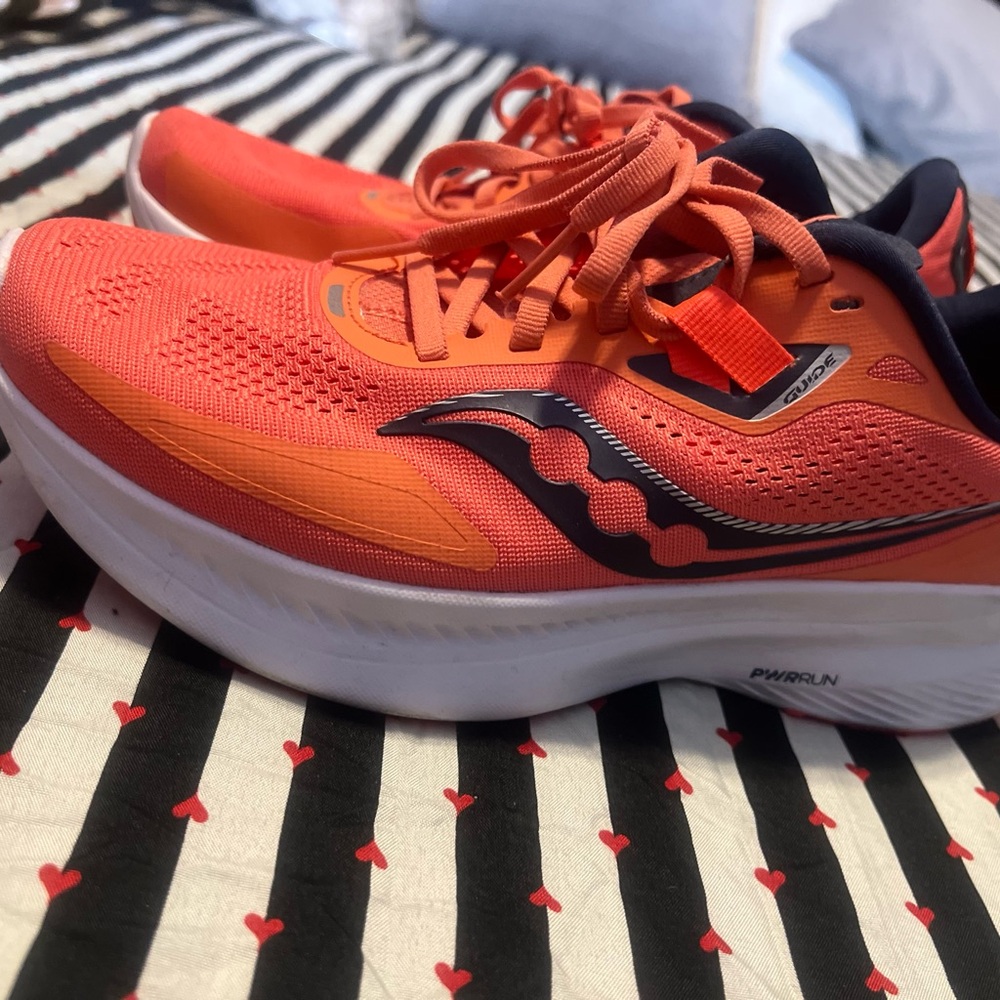 Saucony Orange Running Shoes used